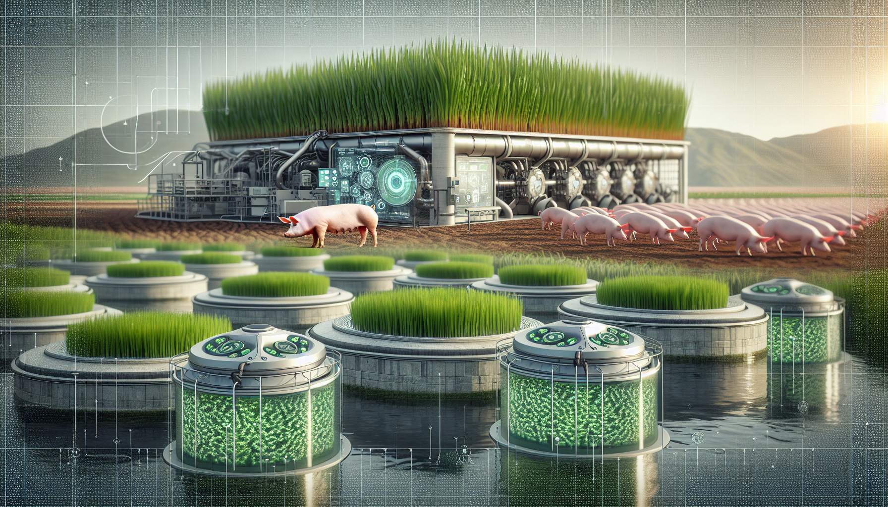 Le rôle des microalgues dans l'alimentation porcine : une solution durable et innovante